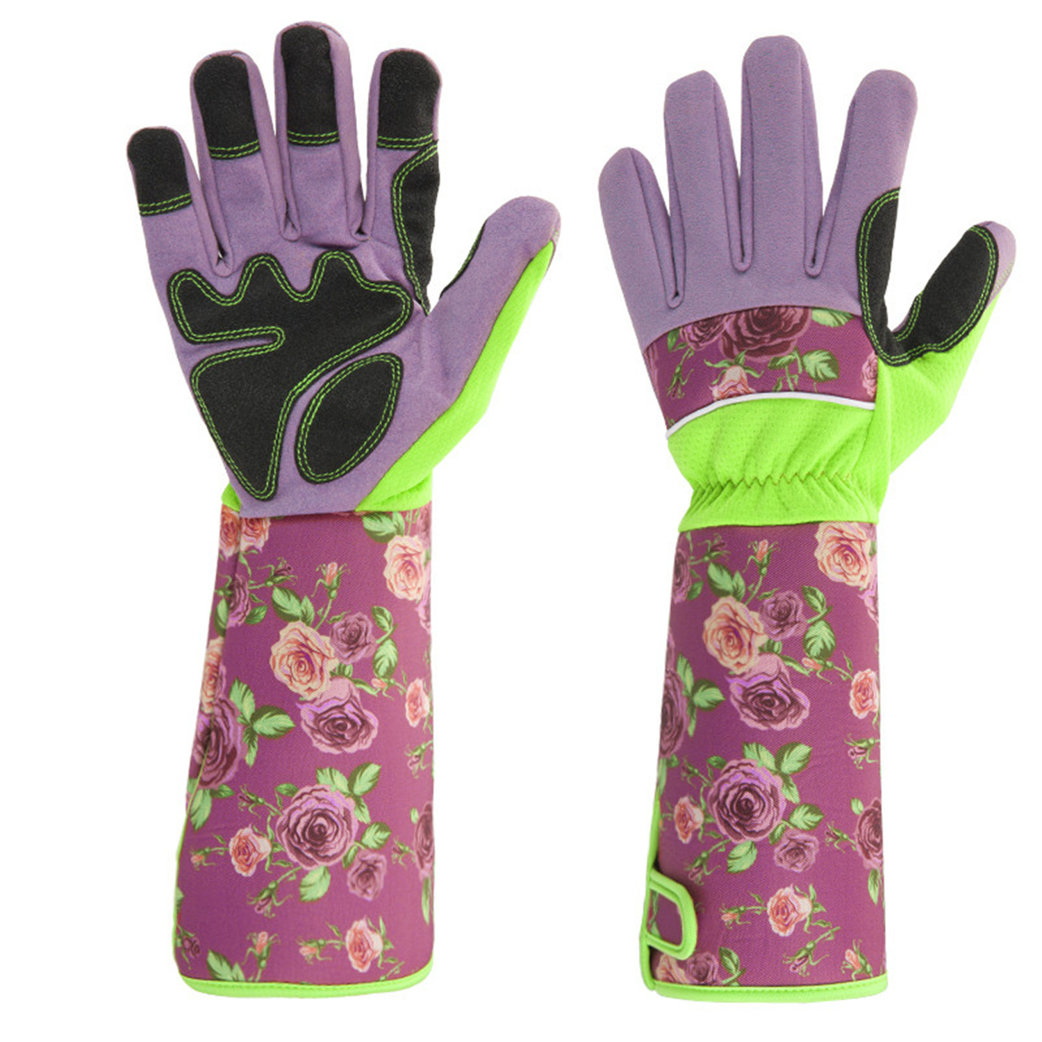 Langlebige lange Rosen schnitt Garten handschuhe pannen sichere Arbeit Hof handschuh Hände Schutz wasserdicht Trimmen Garten handschuh: Rosa