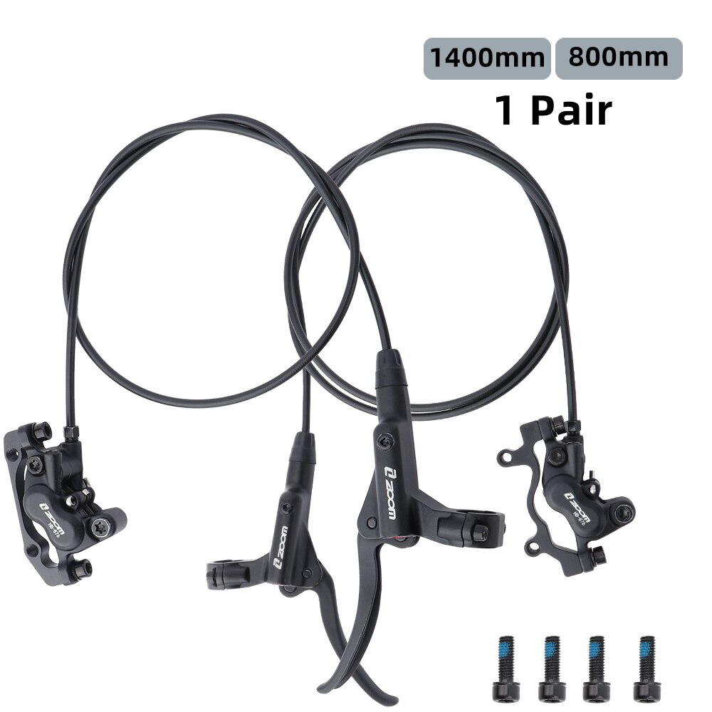 ZOOM HB876 – frein à disque hydraulique pour vtt, 4 pistons, 800mm/1400mm, vélo de montagne, huile