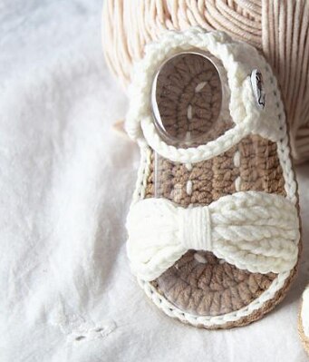 QYFLYXUE ręcznie robiony maluch kokardka księżniczka buty: Kości słoniowej / 9