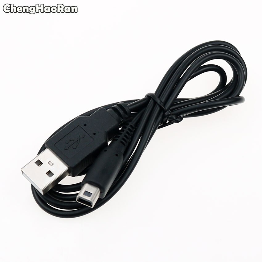 Porta USB Carregador Sync Charing ChengHaoRan Linha de Cabo Cabo de Alimentação Para 3DS Novo 3 3 3DSLL 3DSXL Para NDSI XL /LL Jogos Acessórios
