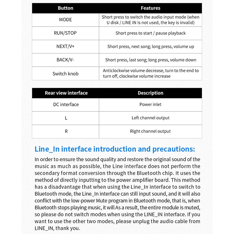 VHM338 Mini Bluetooth 5.0 Digital Amplifier Hifi Stereo Wireless o Receiver Power Amp 100W+100W Car Sound Amplifiers