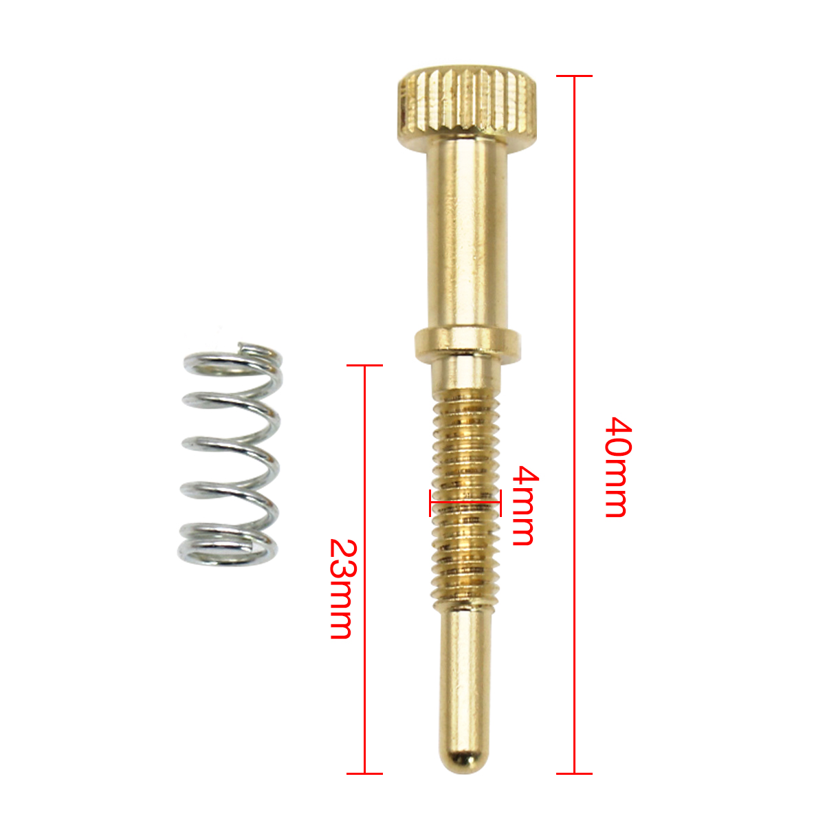 ZSDTRP PZ26 PZ27 PZ30 Carb Idle Screw Kit M4X0.6 PZ Carburetor Air Fuel Mixture Screw kit M6X0.75