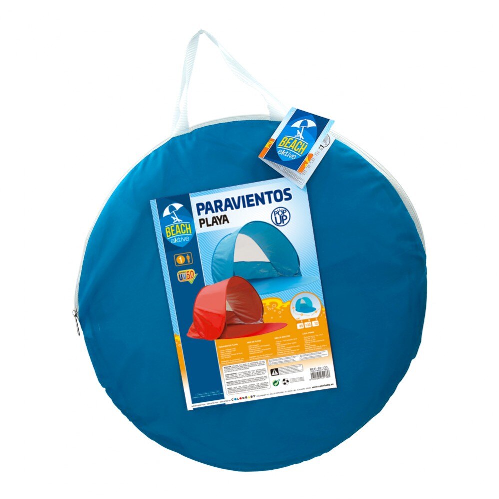 Tienda paravientos protección UV50 Aktive Beach 130x85x72 - 2 surtidos