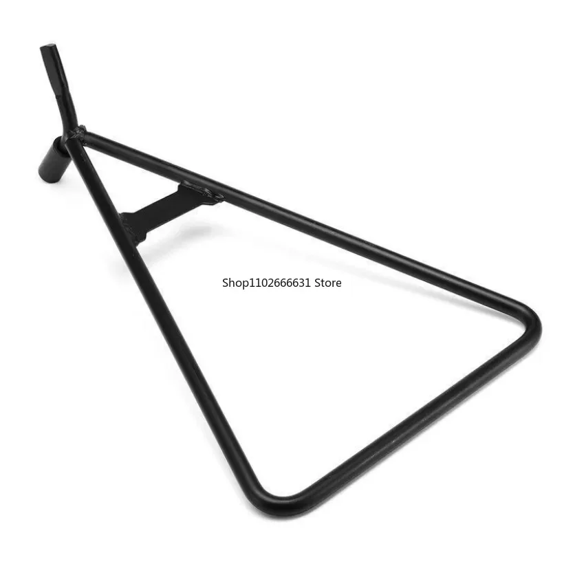 1pc universale Dirt Bike Mx Motocross Cavalletto Accessori moto Cavalletto laterale triangolare per moto in acciaio nero