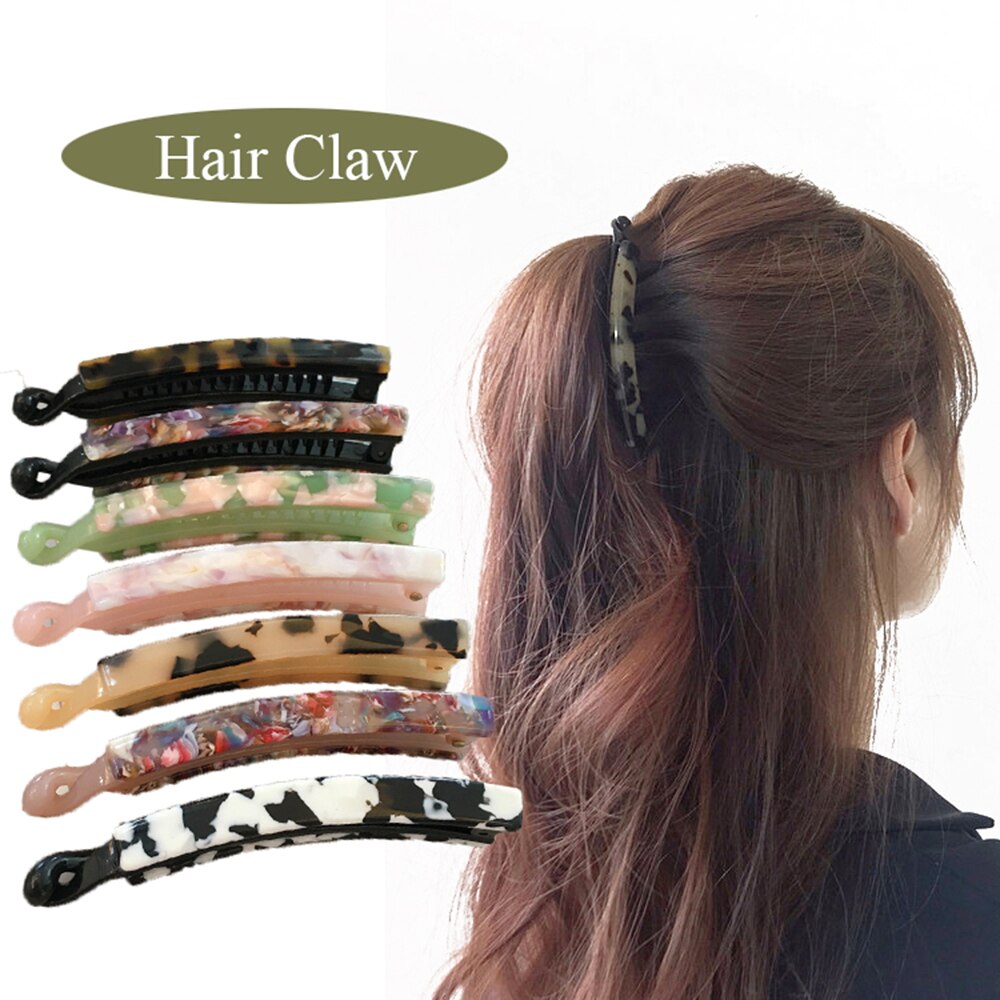 Banana Clips Hair Claw Clip For Women Lady Tines Hair Crab Hair Twist Hair Pin For Girls Hair Accessories