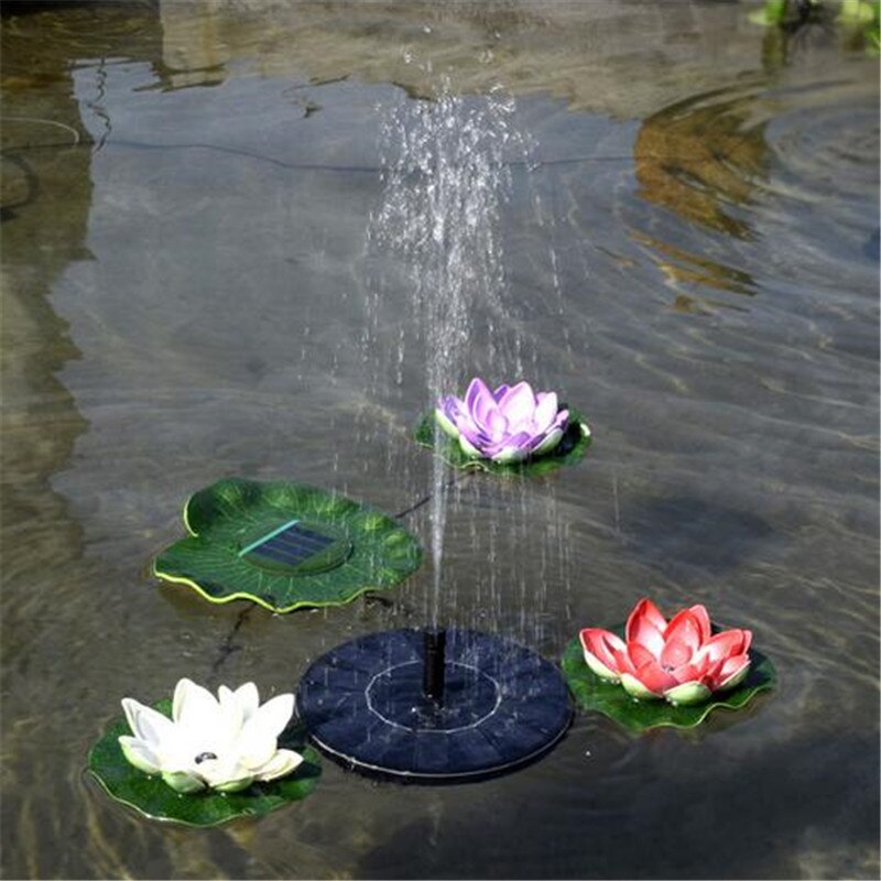 Mini Solar Fountain Pump Solar Powered Water Fountain Garden Fountain Floating Water Solar Waterfall Pool Pond Garden Decoration