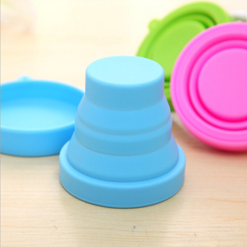 Reisbeker multifunctionele outdoor reisbeker draagbare telescopische mini reisbeker siliconen opvouwbare beker opvouwbare waterbeker