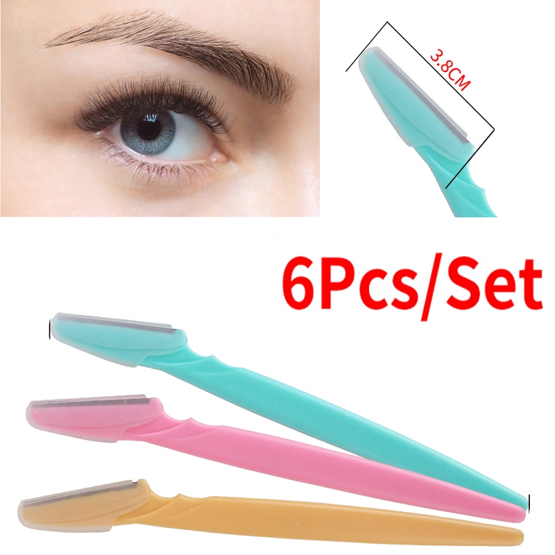 Eyebrow razor plastic shaver blade lip eyebrow tweezers hair removal trimmer hair removal tool