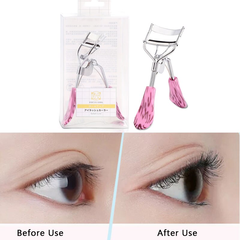 Woman Eyelash Curler Stainless Steel Eyelash Clip Lash Curler Pink Lash Lift Tool Beauty Eyelashes Makeup Tools