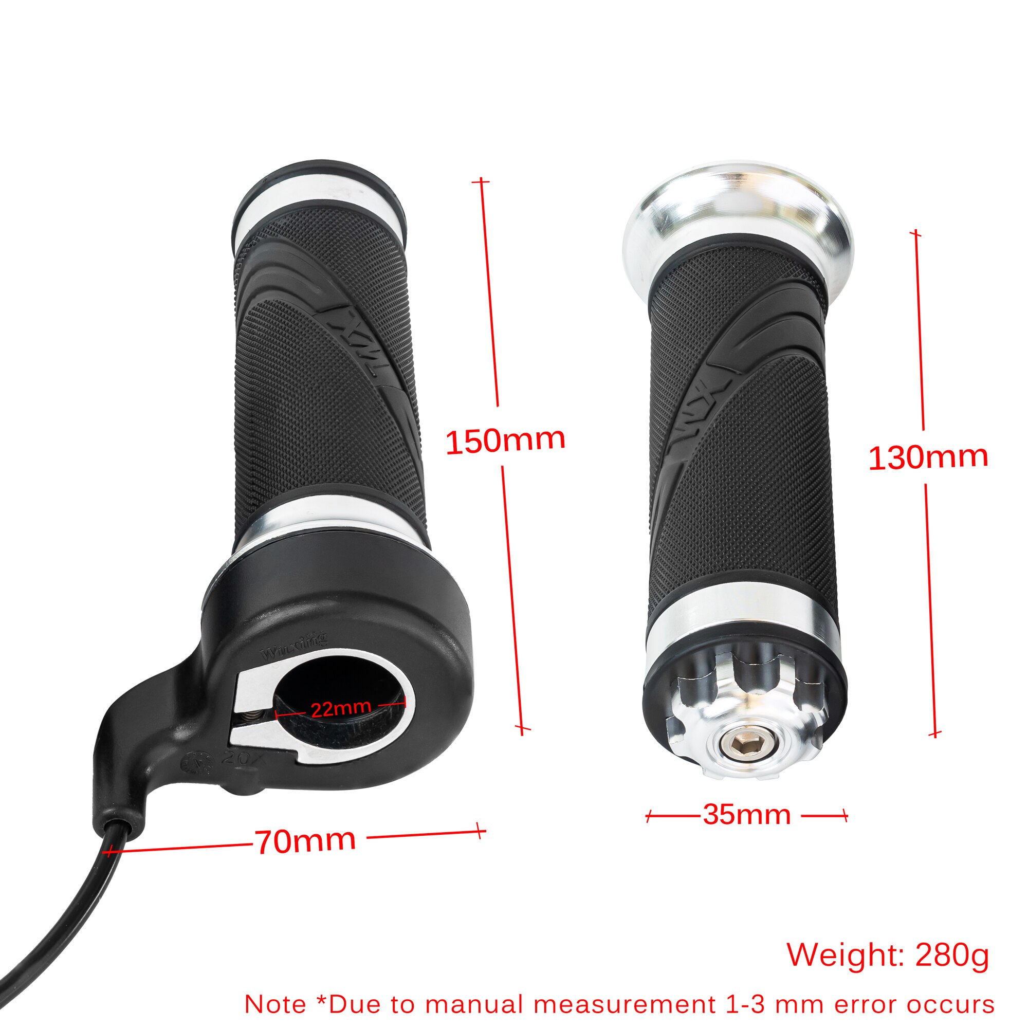 12V-96V Ebike Throttle 3 Speed Controller Accelerator with LCD Display Key Lock for Scooter Electric Bicycle Accessories: 12-96V wuxing