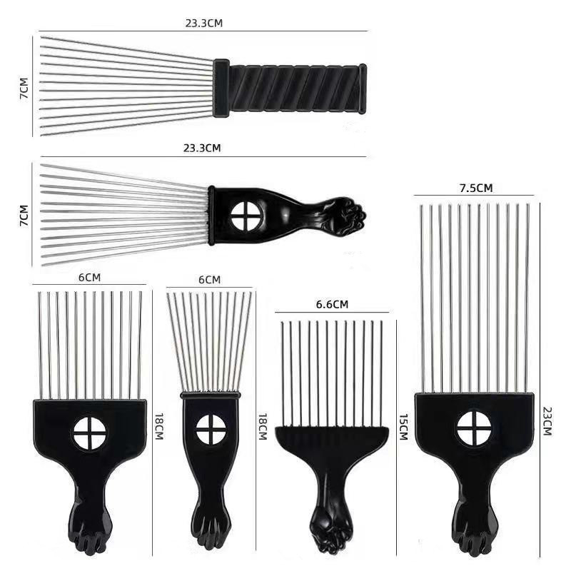 Salon Gebruik Zwarte Anti-Statische Haar Knippen Kam Scheidslijn Haar Plaat Haar Close-Tand Tip Staart Kam voor Hairdress Styling Tool