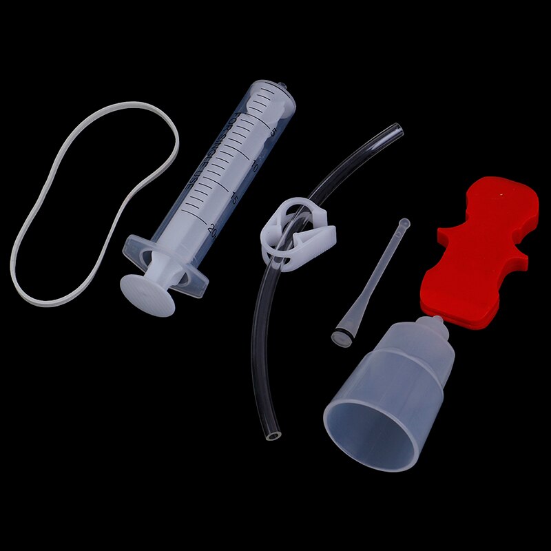 KIT de purga de freno hidráulico para disco de bicicleta SHIMANO, sistema de frenos de aceite Mineral, conjunto de embudo, kit de herramientas para bicicletas