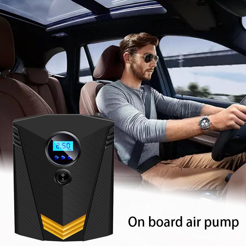Draagbare 150PSI Auto Tire Inflator Digitale Display Luchtcompressor Pomp met LED Licht DC12V Auto Pomp Motorfiets