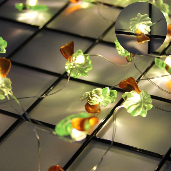 2m mini-led-lampor flamingo/enhörning/ananas ljus för sommaren hawaian fest stjärnljus girland bröllopsfest dekoration tillbehör