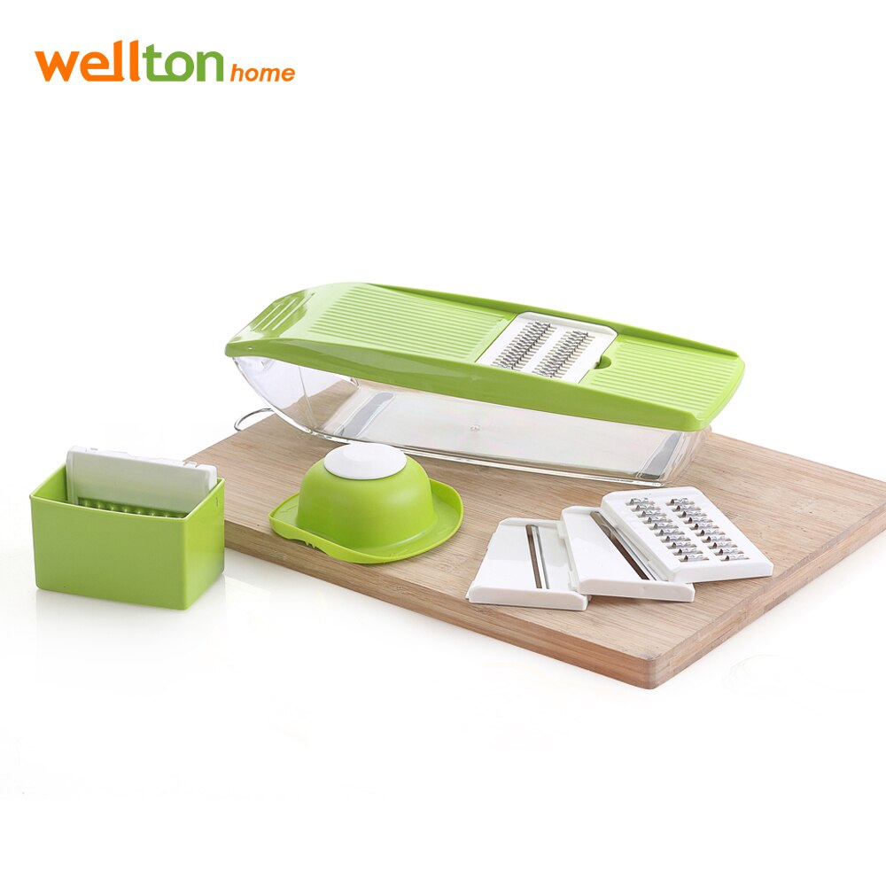 5 In 1 Box Grater Vegetable Peeler Handheld Food Shredder Cheese Slicer Storage Container Tool