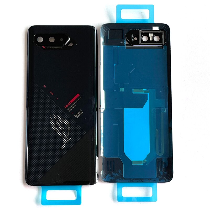 6.78 &quot;Originele Voor Asus Rog 5 5S Telefoon 5 ZS673KS Batterij Cover + Camera Frame Lens + Sticker behuizing Voor Rog Telefoon 5 5s Midden Frame