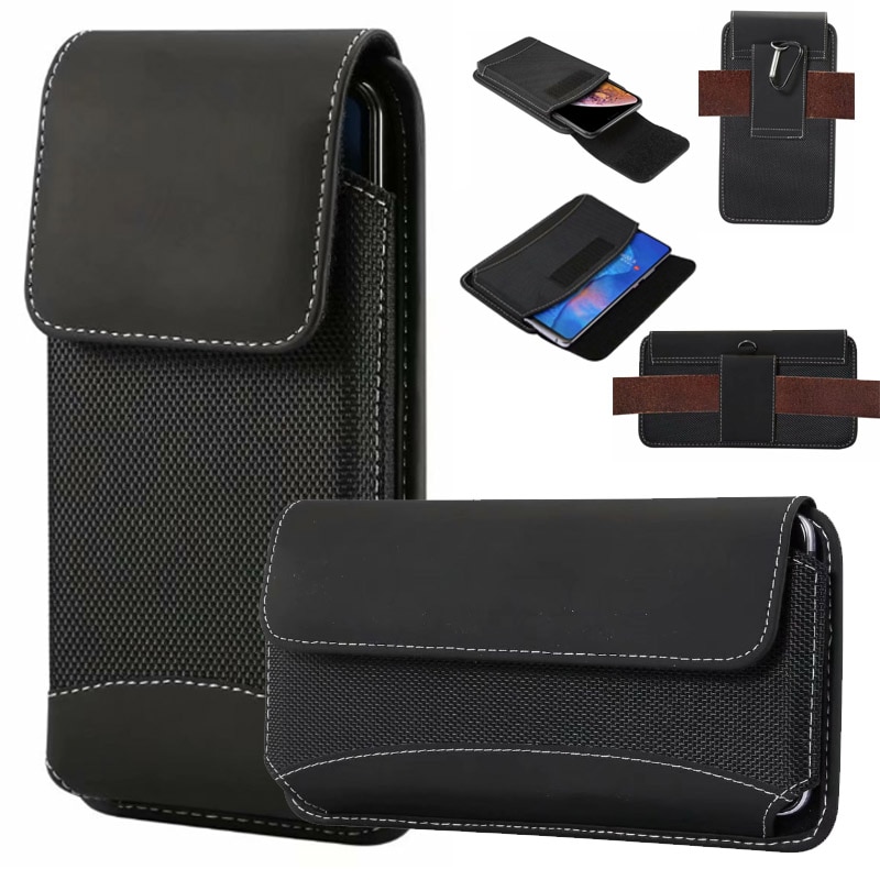 Voor blackview  bv5500 plus  bv6900 a80 hoesje mobiele telefoon tas haak lus riem tas holster tas zak beschermhoes