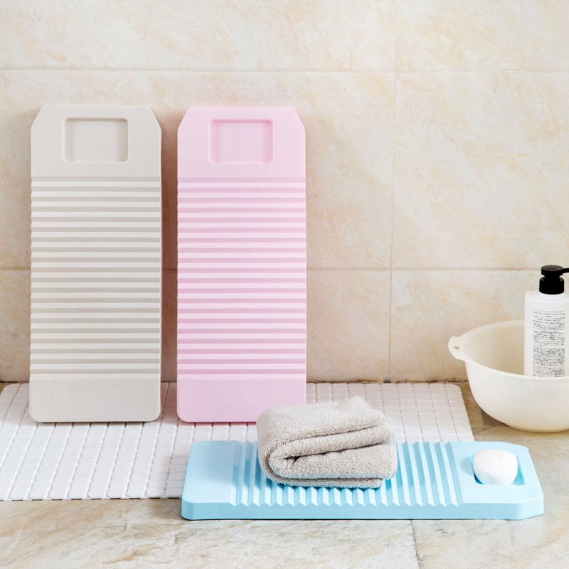 Tenmiu plast skridsikker vaskebræt stor vasketøjsplade husholdningsvask tøj vippe fortykning vasketøj karbad poke bord  k9925
