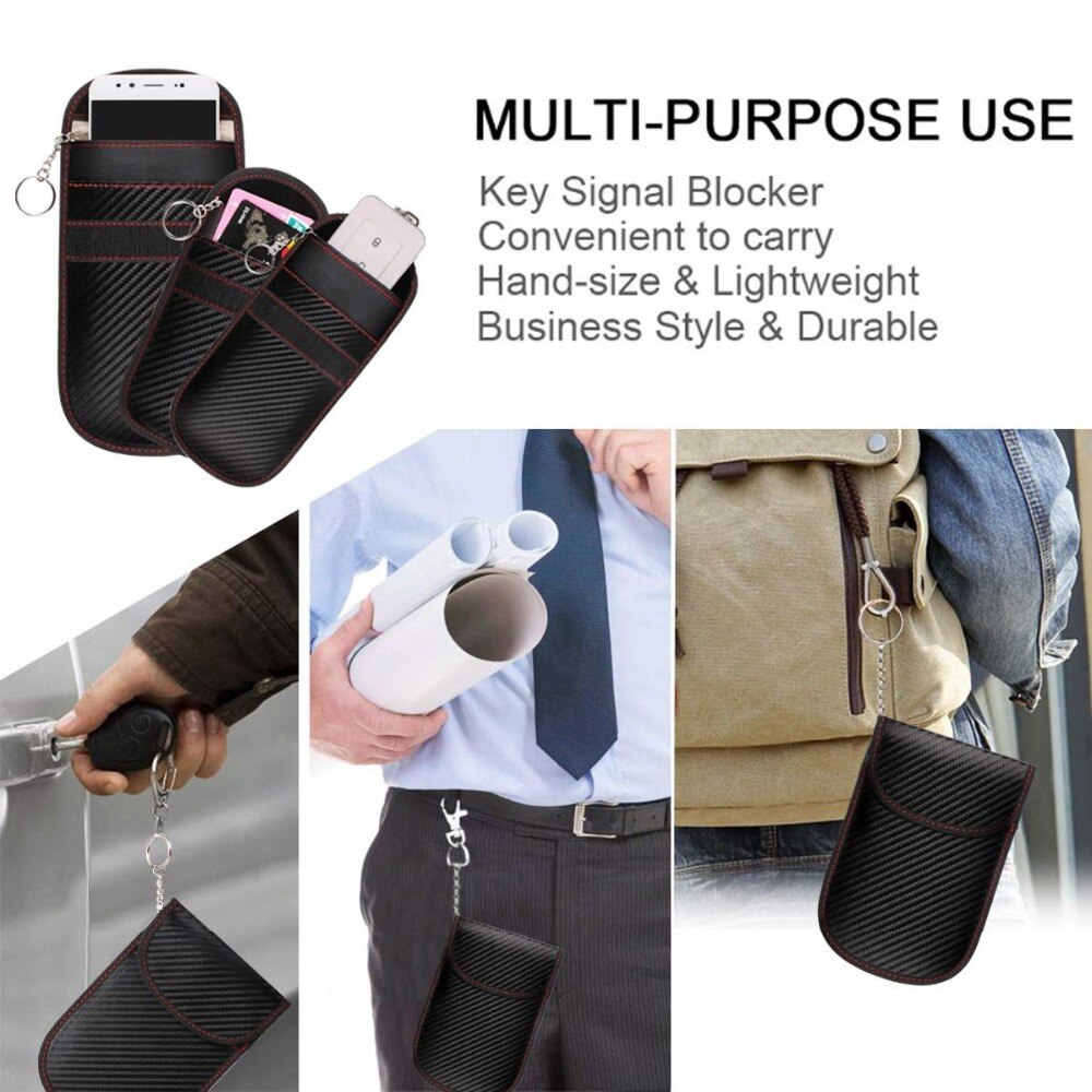 Sac bloqueur de Signal pour téléphone Anti-espionnage GPS RFID 3G 4G 5G pochette Anti-suivi EMF Protection Anti-radiation sac cae