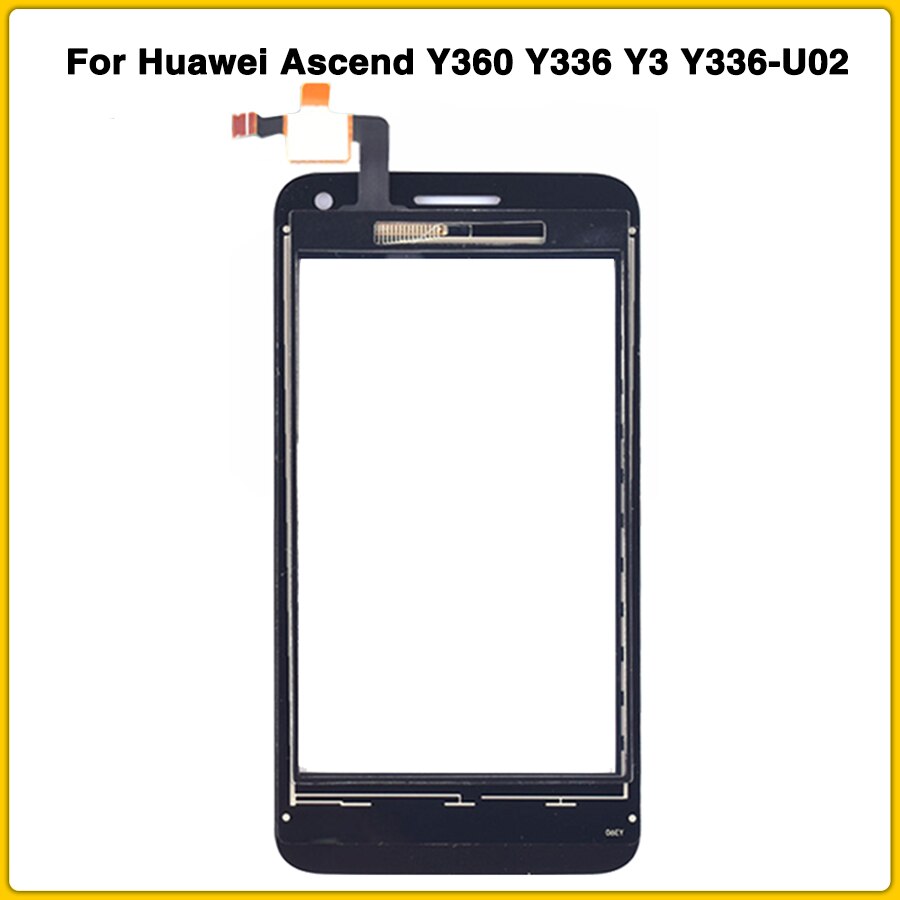 Nueva pantalla táctil para Huawei Ascend Y360 Y336 Y3 Y336-U02 Panel de pantalla táctil digitalizador Sensor Lente de Cristal frontal