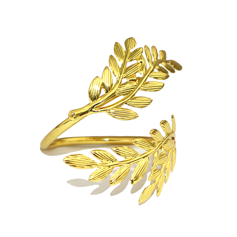 Servilleteros dorados de trigo, servilletero de hoja de Metal para Festival de la cosecha, decoración de mesa de cena para de boda y Acción de Gracias de otoño