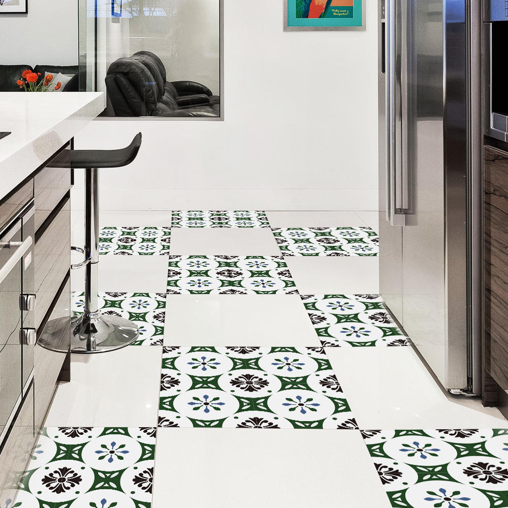 Tegel Stickers Zelfklevende Waterdicht En Antislip Badkamer Keuken Woonkamer Slaapkamer Vinyl Tegels Stickers Vloer Sticker -17