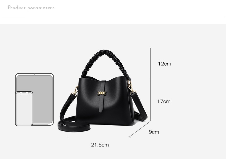 NIGEDU eimer Schulter tasche für Frauen handtaschen kleine PU leder Bote taschen Elegante Geraffte damen totes bolsa