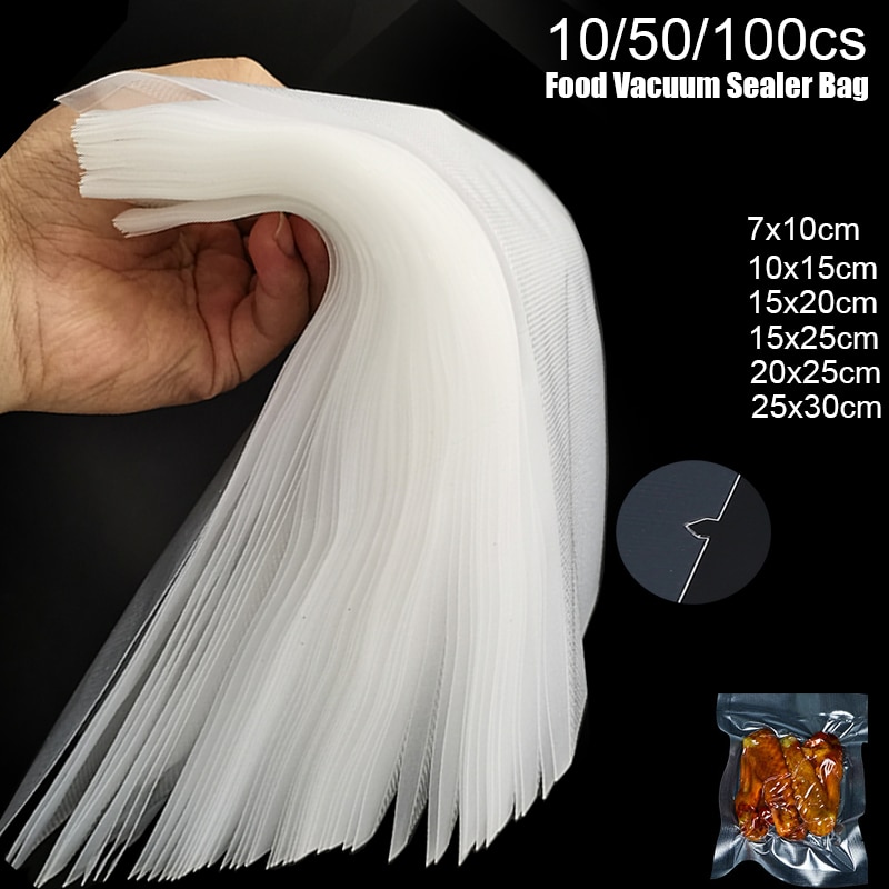 Vacuum Sealer Bags for Food Saver Sealing Machine Plastic Storage Vacuum Bag Kitchen Packer Vacum Bag Dropshippin