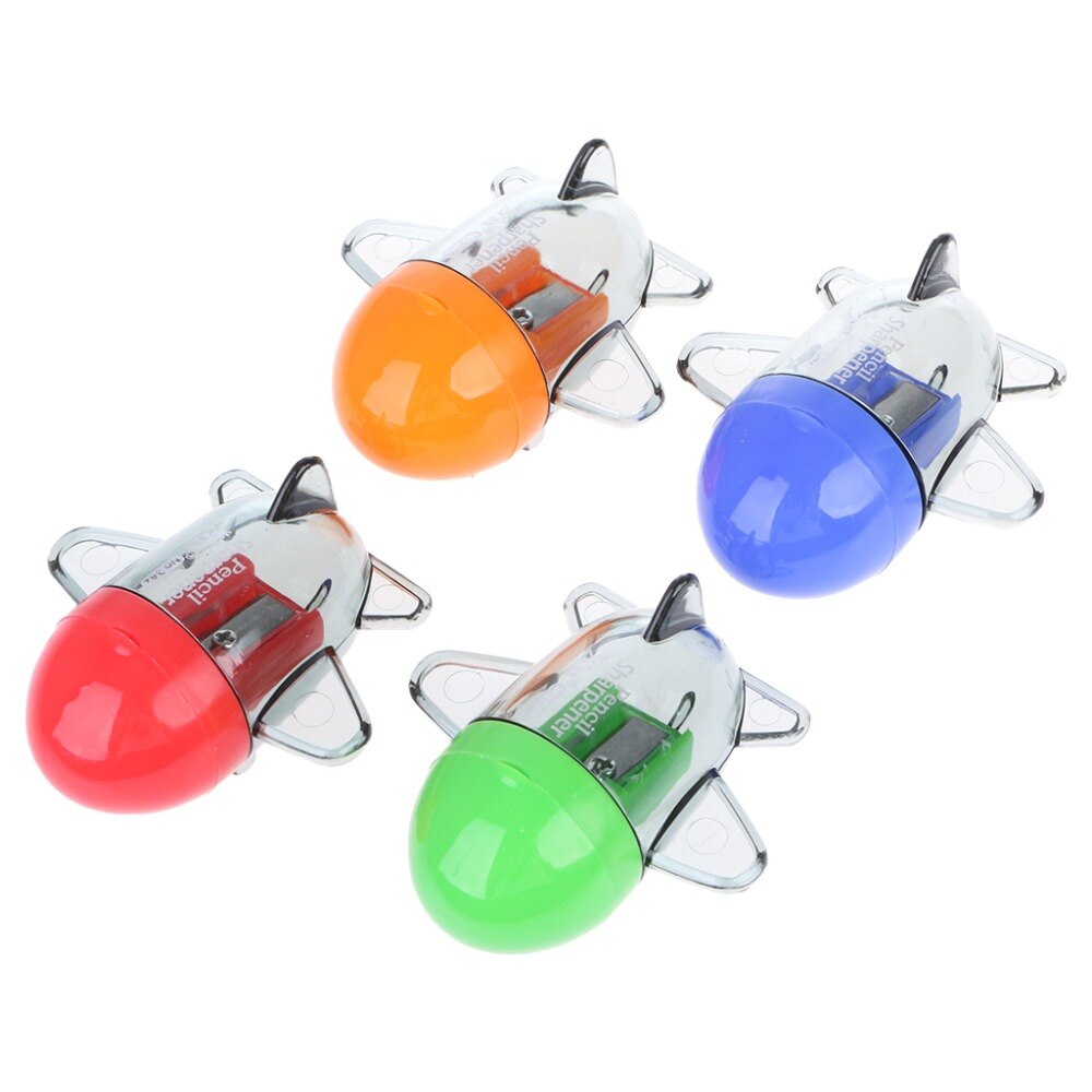 Aircraft Airplane Shape Mechanical Pencil Sharpener Stationery Office School