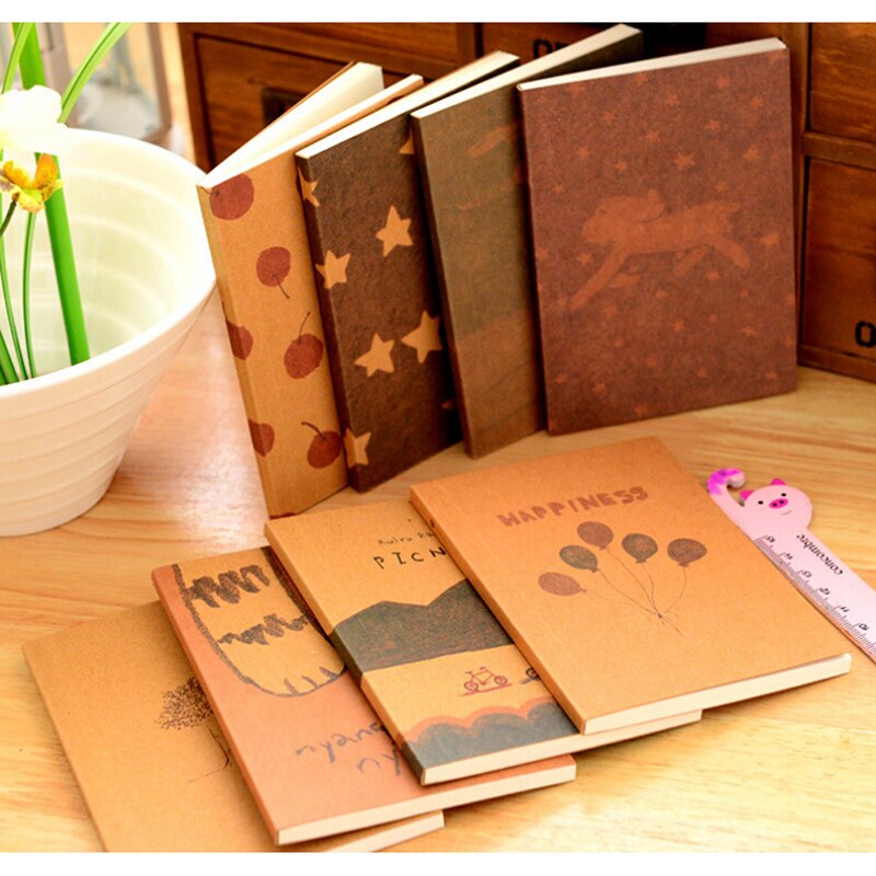 Retro Handmade Journal Memo Dream Notebook Paper Notepad Blank Pocket Diary