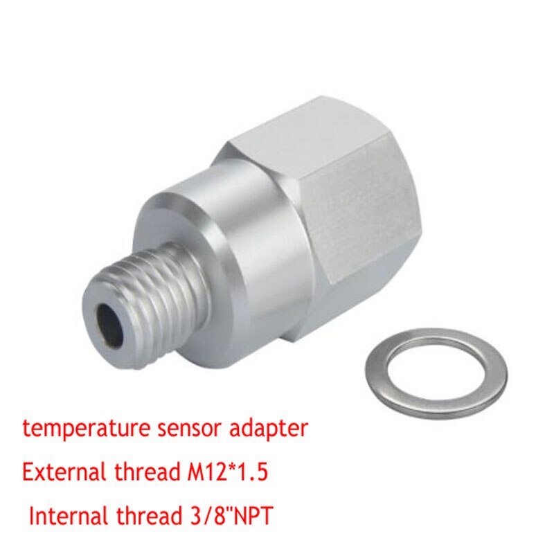 Auto Parts Oil Pressure Sensor Connector Cooling Water Temperature Sensor Adapter M12*1.5 Female Thread 3/8"NPT