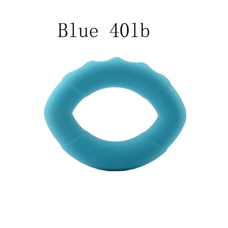 Hand Grip ring Silicone athlete Gym Fitness exerciser grips Muscle Strength Sport wrist Training Equipment: Yellow