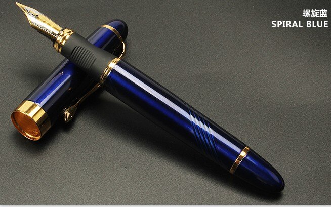 JINHAO-pluma estilográfica de Metal X450 Classics, 1,0/0,5 MM, Escuela de lujo, oficina, papelería de lujo, escritura, bolígrafos bonitos,