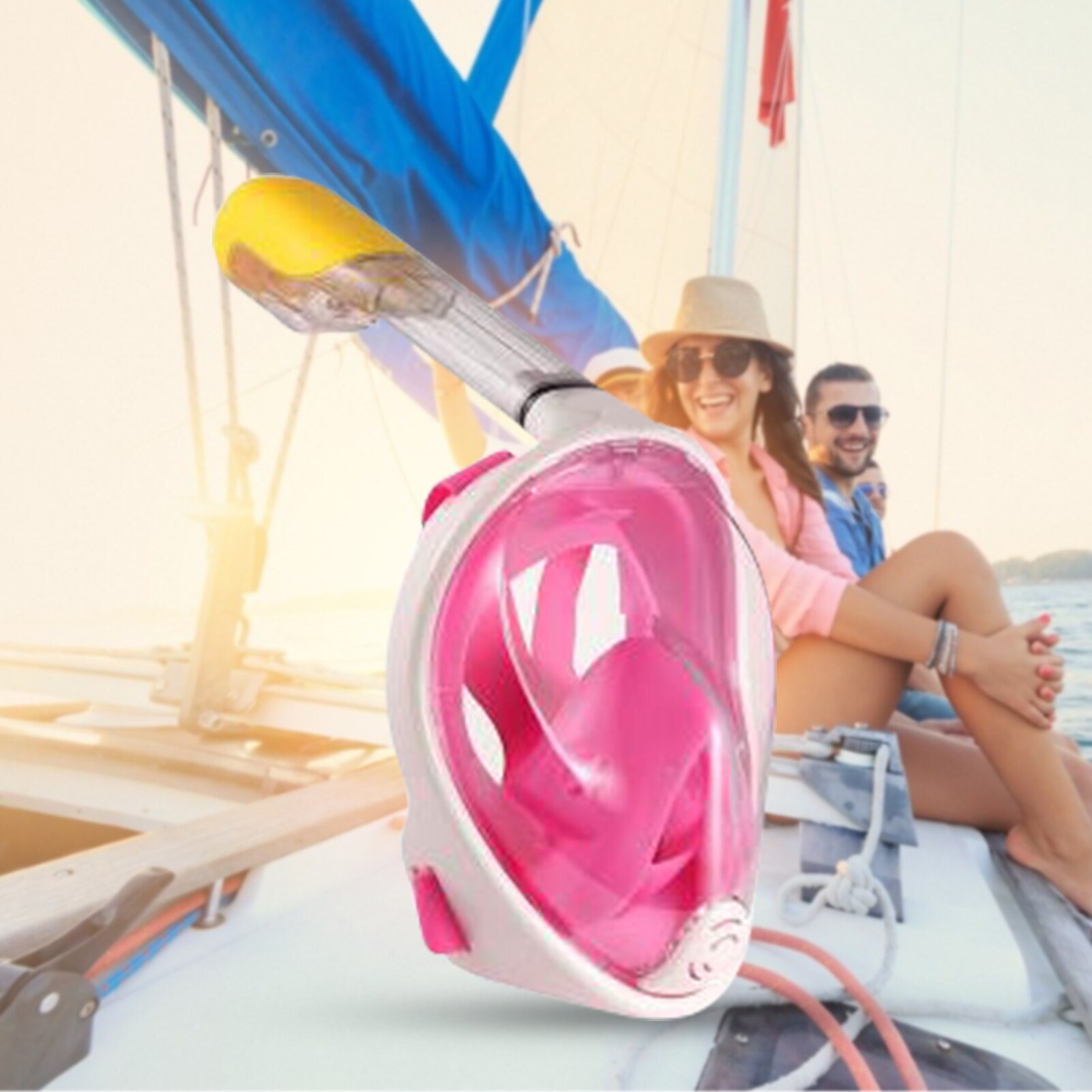 Volle Gesicht Scuba Tauchen Maske Anti Fog Goggles mit Kamera Montieren Unterwasser Weiten Blick Schnorchel Schwimmen maske für Erwachsene Jugend