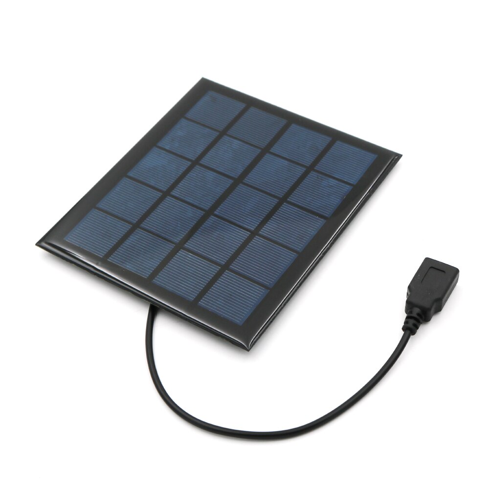 Aurinkopaneeli 2w 2.5w 5v usb-lähtö akkulaturi jännitteensäädin matkapuhelin tehopankki  dc 5.5*2.1 aurinkokenno