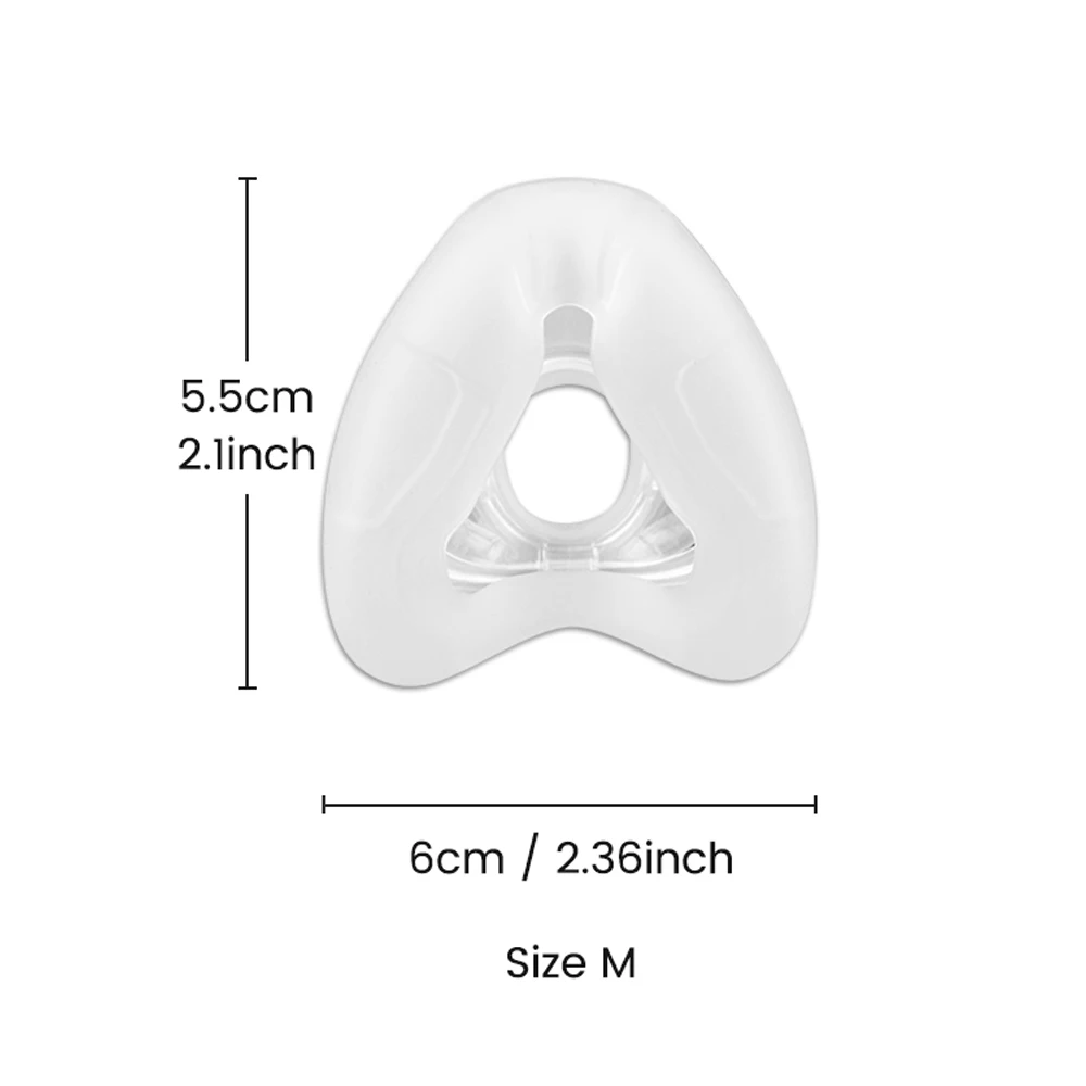 CPAP-Nasenmaskenkissen, Ersatzkissen, kompatibel mit N20 AirFit Premium und Snug Fit, weicher und langlebiger Materialbezug für die Nase: MULTI