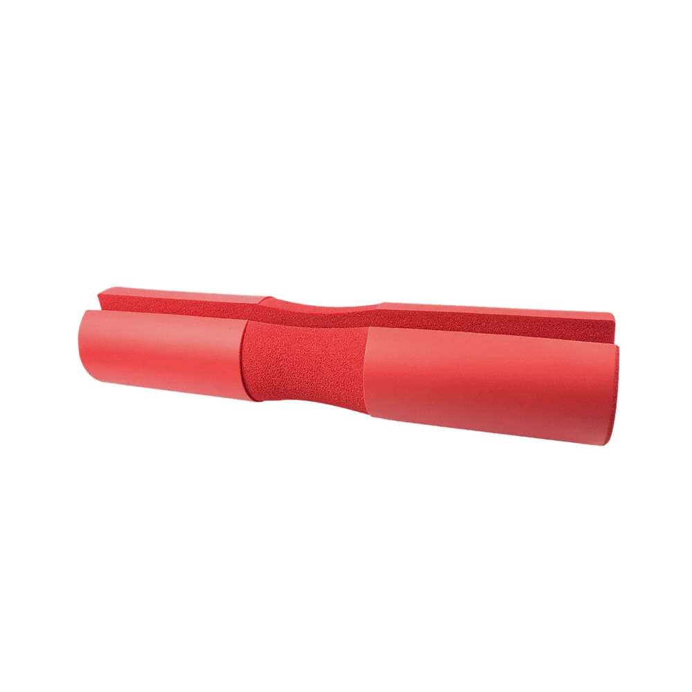 45 x 10cm vægtstangspude pull up squat bar skulder ryg beskytte pude greb støtte vægt fitness vægtløftning: Rød