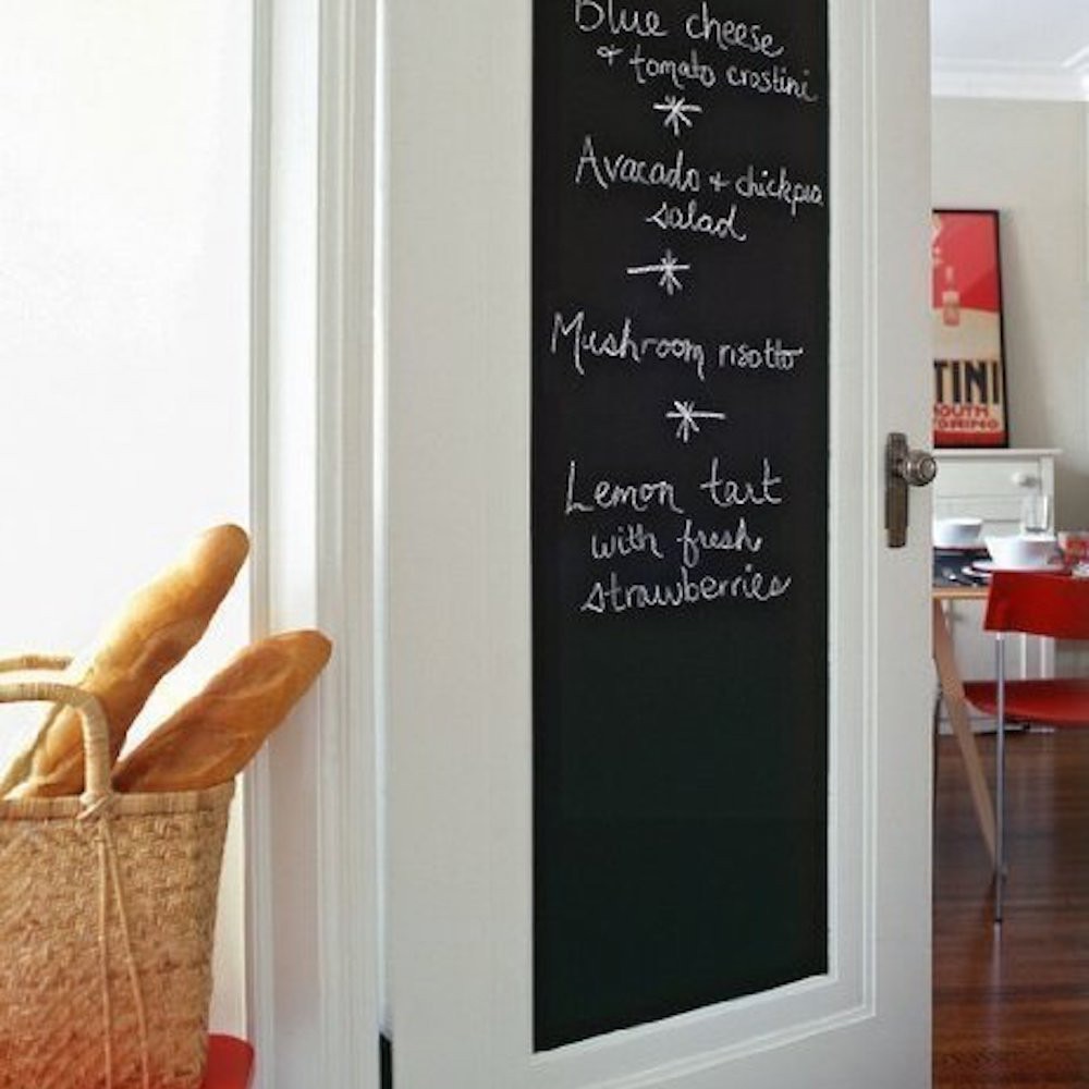 Blackboard Vinyl Peel and Stick Self Adhesive Chalkboard Wall Sticker Draw Decor Mural Decals Remove Blackboard Tools