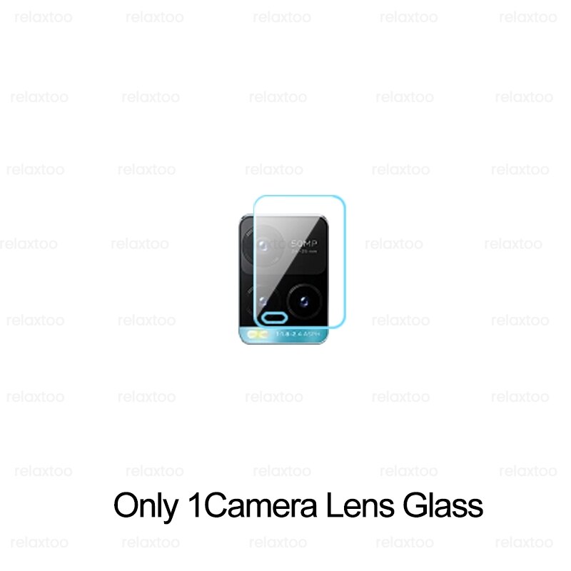 Tempered Glass VivoY33S Glass 1To2 Camera Lens Protector For Vivo Y33S Y 33S Y33 S 4G V2109 6.58&#39;&#39; Phone Screen Cover Film: only 1camera glass