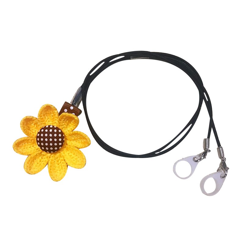 Kids BTE Hearing Aid Clip Safety Line Otoclip for Preventing Falling and Loss Binaural: sunflower