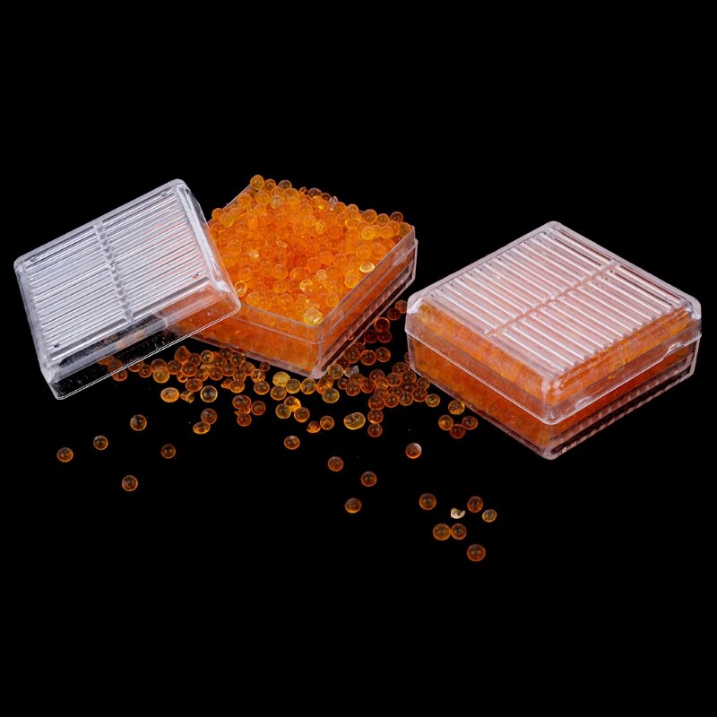 OOTDTY 2Pcs Silica Gel Desiccants Absorb Reusable Mouldproof Dry Box For Camera Orange