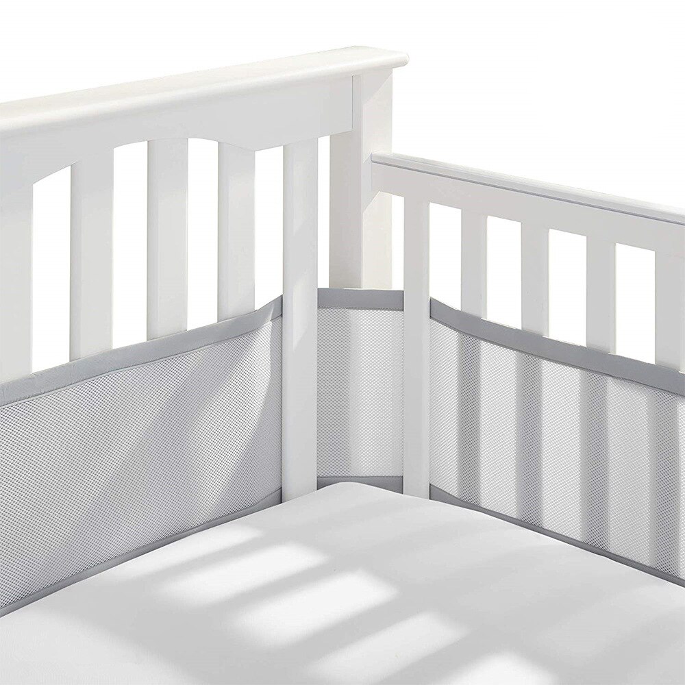 Ademend Huidvriendelijk Wieg Behuizing Baby Mesh Wieg Liner Baby Cot Bumper Kinderen Bumper Baby Sets Bed Rond Protector