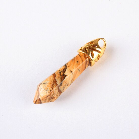 Caldo!!!!! Mix-Quarzo Pietra Corniola Blu Sand Opal Onyx Hexagon Sfaccettato Del Branello Del Pendente 1 PZ: FI786
