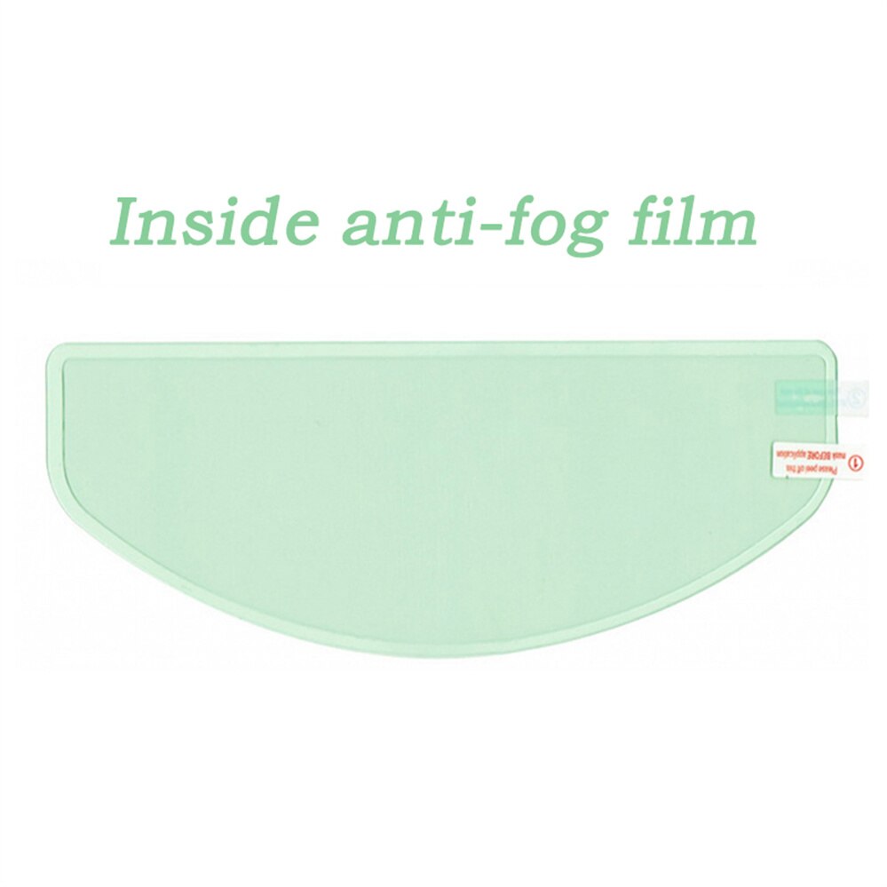 Película antivaho Universal para casco de motocicleta, película adhesiva de recubrimiento Nano duradero, accesorios para casco: anti-fog film 3