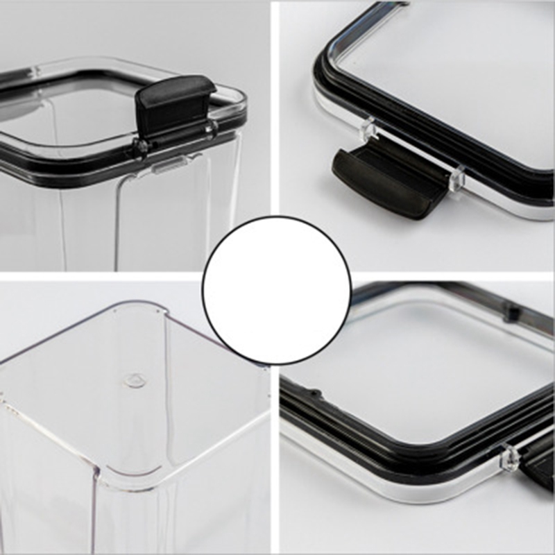 Transparent Airtight Cans, Whole Grains Airtight Box, Refrigerator Dry Food Storage Box