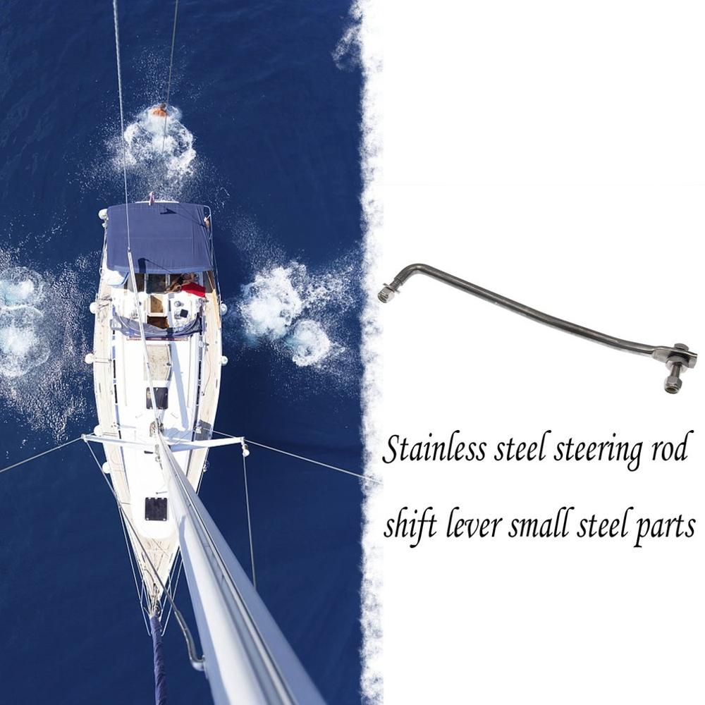 QY-202931 Universele 30-60 Hp Buitenboordmotor Rvs Stuurstang Kleine Stalen Onderdelen Motor Stuurstangen