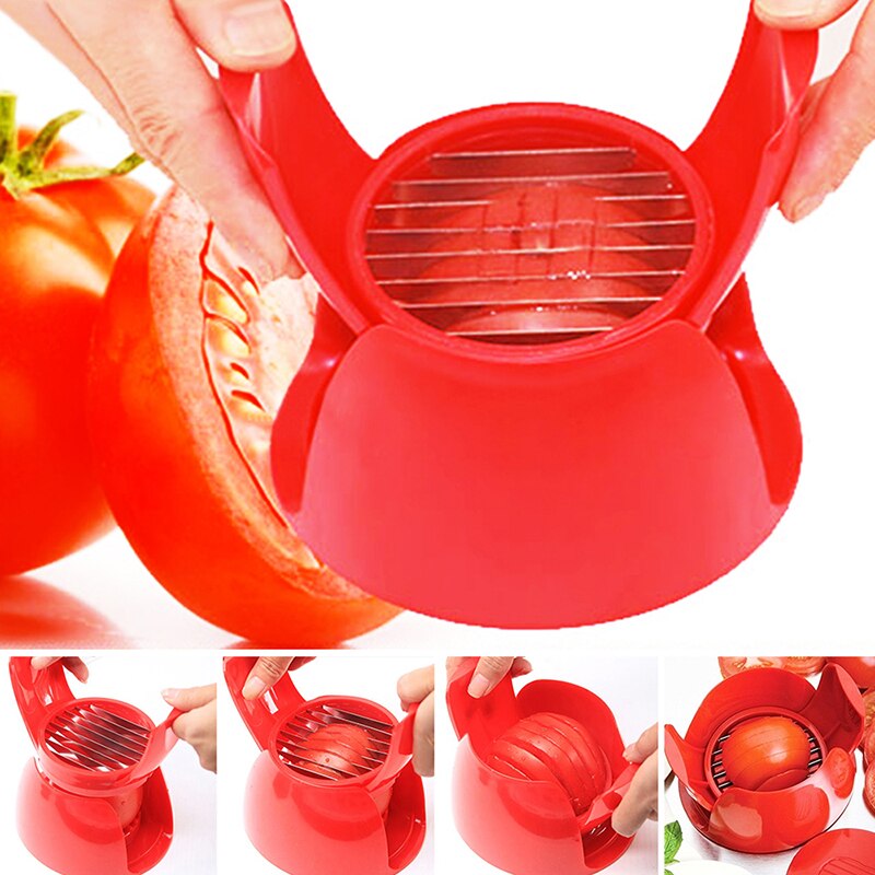 Tomaat Snijmachines Keuken Gadgets Aardappel Ui Tomaat Slicer Fruit Groente Snijder Snijdt Gereedschappen Houder Slicer Gids Accessoires