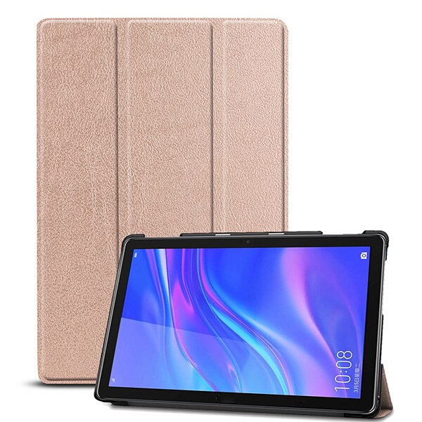 Case for Huawei Mediapad M6 10.8 Tablet Case for Huawei 10.8 PRO SCM-AL09/W09 Folio Stand Sleep Cover Shockproof Shell: Rose gold