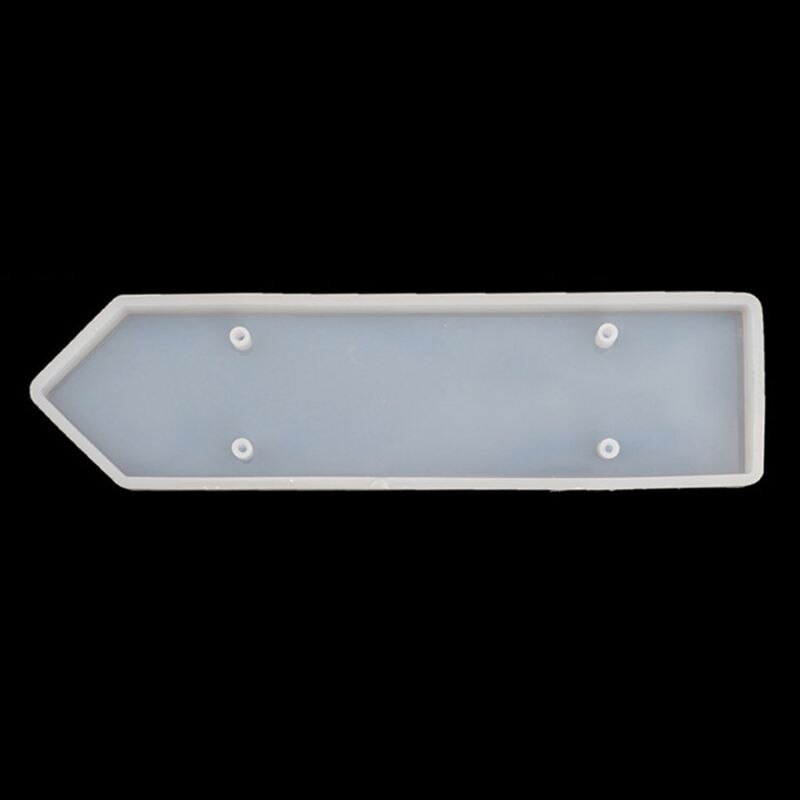 Handmade Clear Silicone Indicator Signs Welcomes Card Epoxy Resin Mold DIY Door Number Plate Resin Mold Art Crafts Tools: E