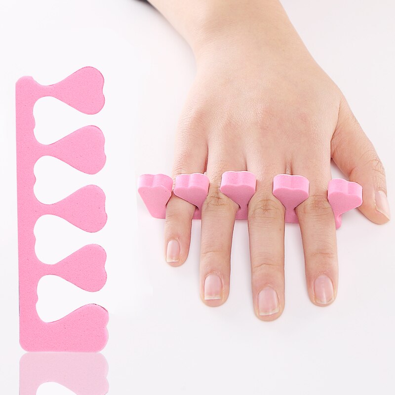 1PCS Finger Split Cotton Anti-vibration Buffer Soft Sponge Finger Splitter Fixed Dry Toe Nail Art Finger Separator